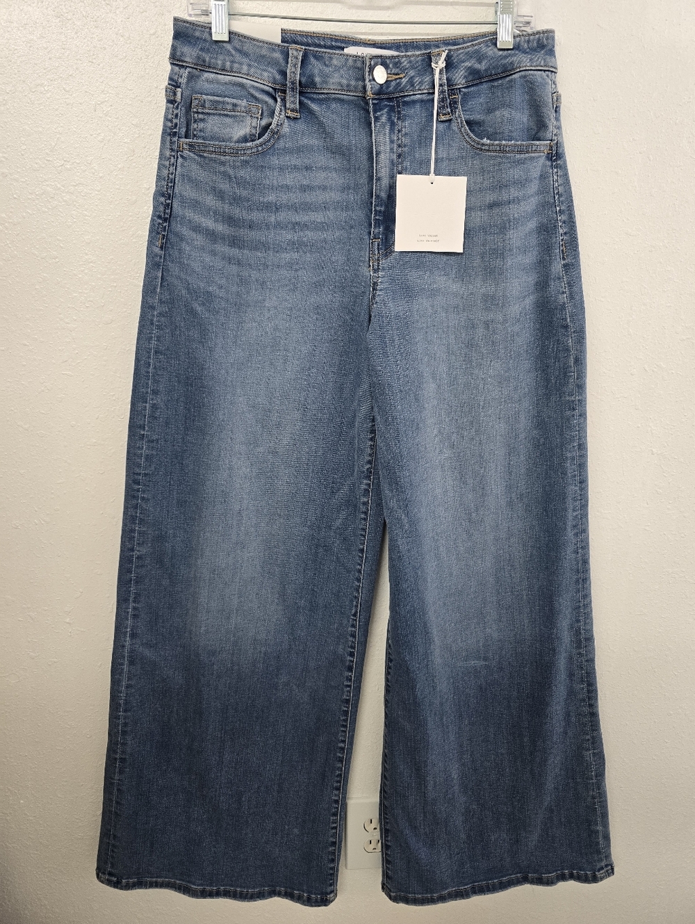 Lovervet by vervet NWT High Rise Palazzo Jeans Sz 30 11 - Picture 6 of 9